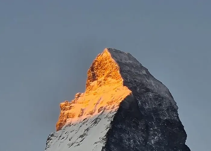 Rooftop - The Real Matterhorn View شقة زيرمات