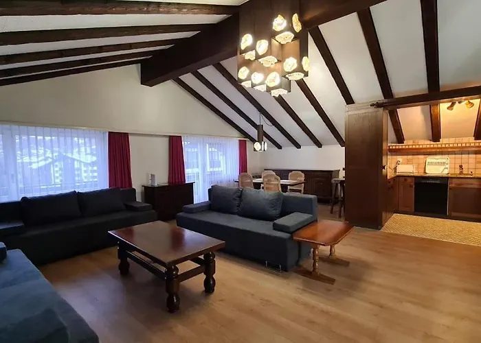 شقة Rooftop - The Real Matterhorn View *